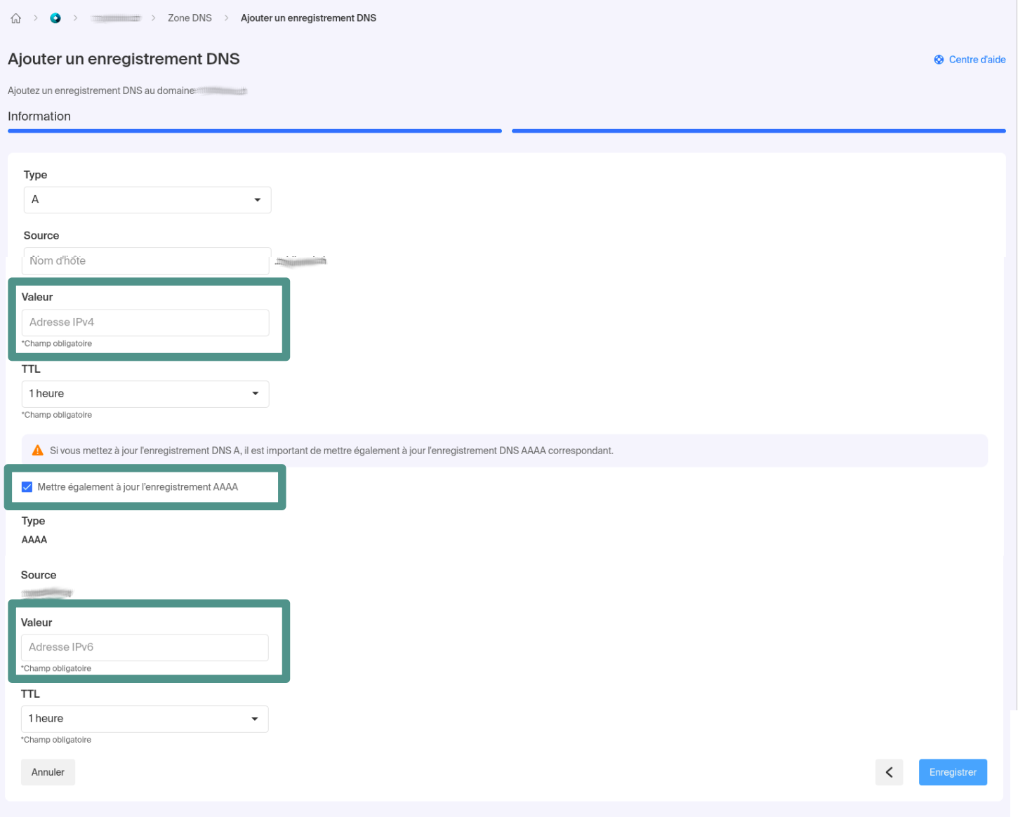 Add DNS A